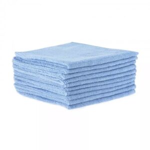 LAVETTE MICROFIBRE BLEU 300GR MULTI USAGES BOUCLEE (753BL)