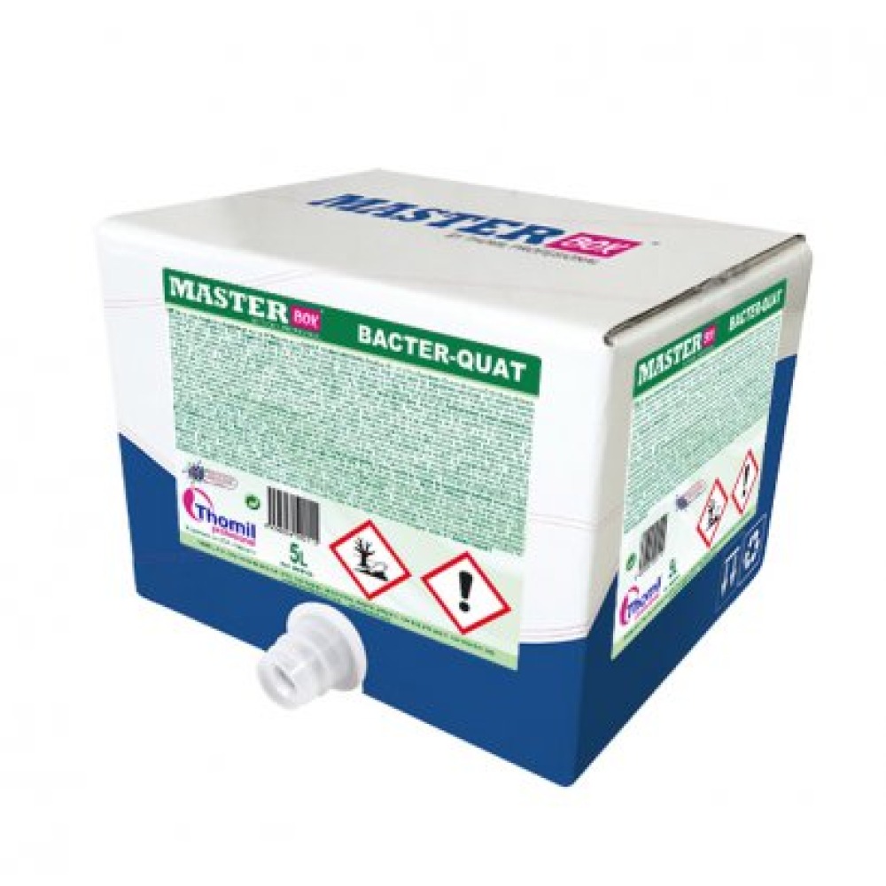 MASTER-BOX  Bacter-Quat Nettoyant bactéricide, fongicide et pH neutre.  5L (MBSF700)