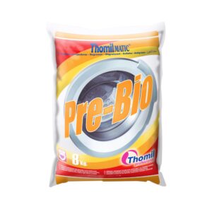 THOMILMATIC PRE-Bio. Détergent dégraissant hôtellerie/vêtements d'hôpital 8kg (LPDS003)