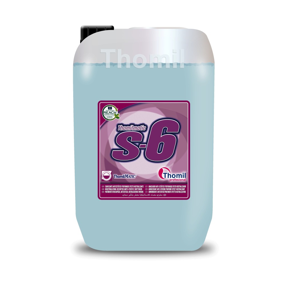 THOMILMATIC S-6 Assouplissant anti-statique parfumé effet neutralisant 20KG (LPCL045)